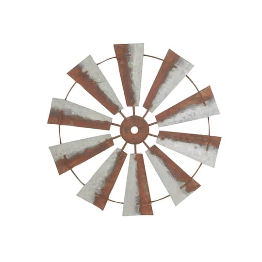 Brown Metal Farmhouse Wall Decoration